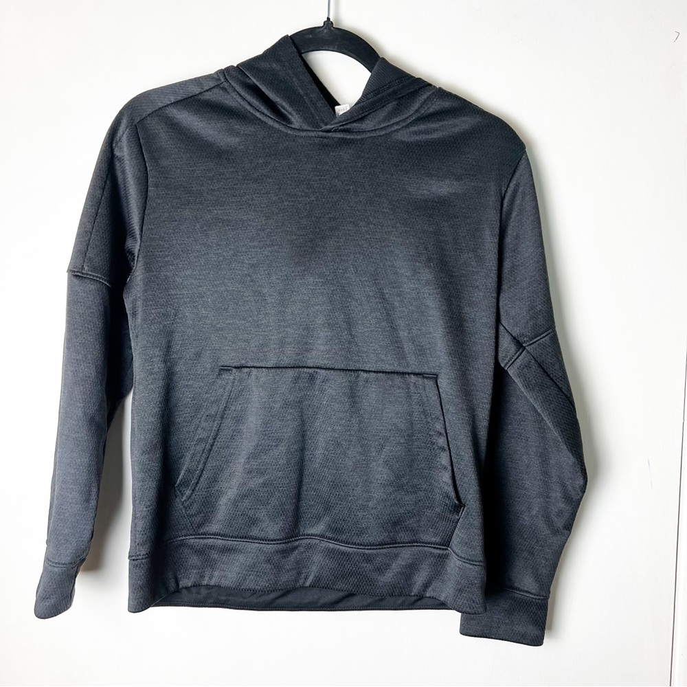 Adidas - Youth Black Aeroready Hoodie Pullover with Kanagroo Pocket - Sz. M